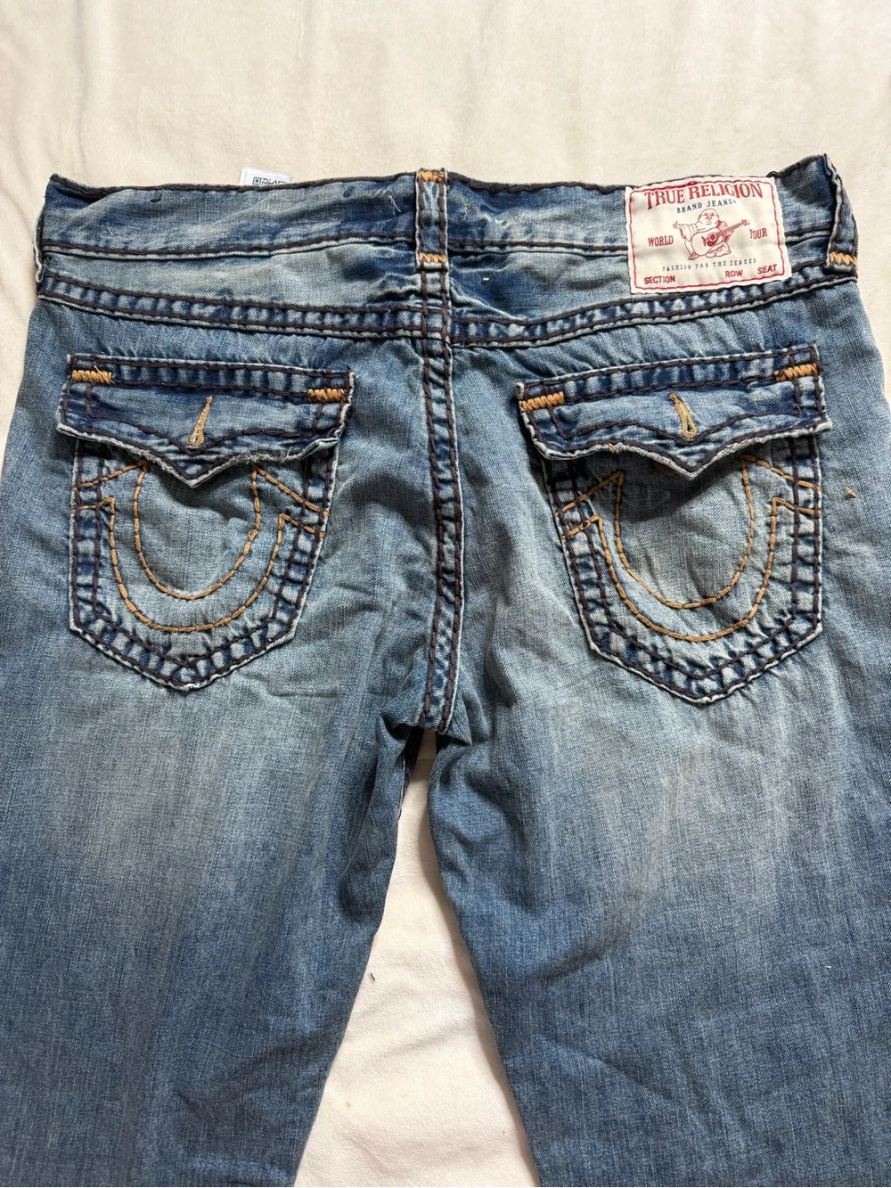 True Religion Slim Men's Jeans - Blue Wash